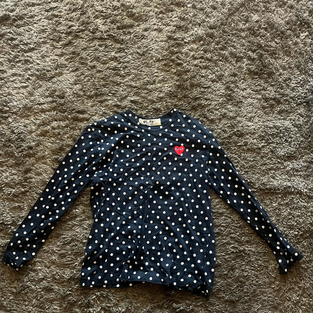 Large Play by Comme de Garcon long sleeve shirt